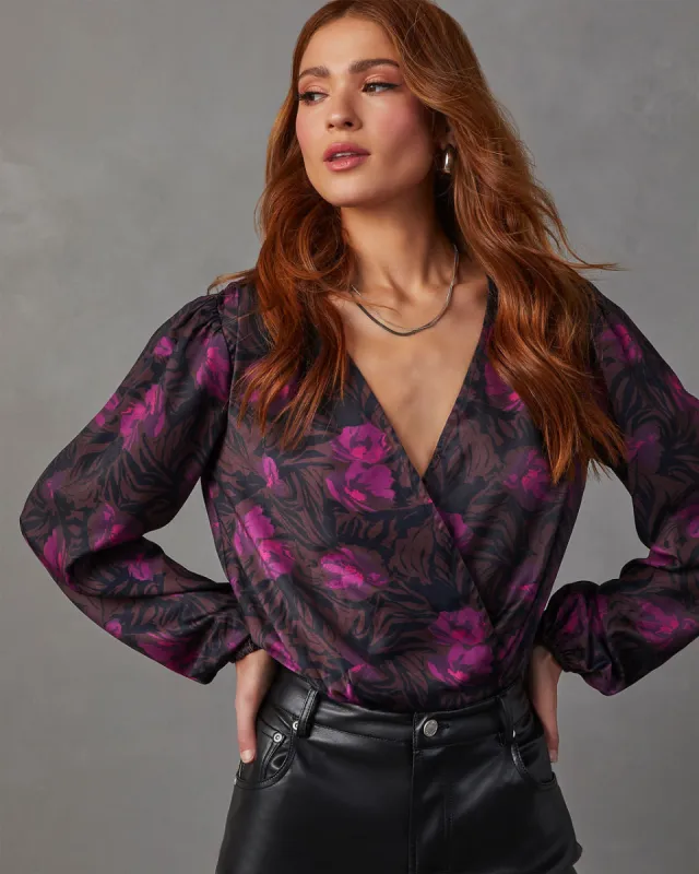 Forever Yours Floral Bodysuit sold by Vici