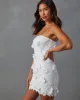 Madelyn Embroidered Floral Strapless Mini Dress sold by Vici