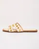 Off the Coast Studded Flat Sandals sold by Vici