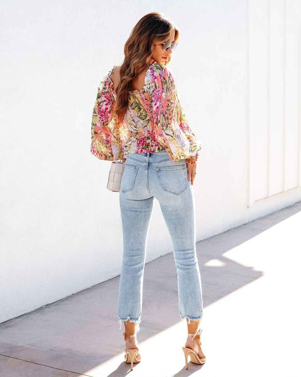 Fenix Floral Cotton Smocked Top sold by Vici product image thumbnail 2