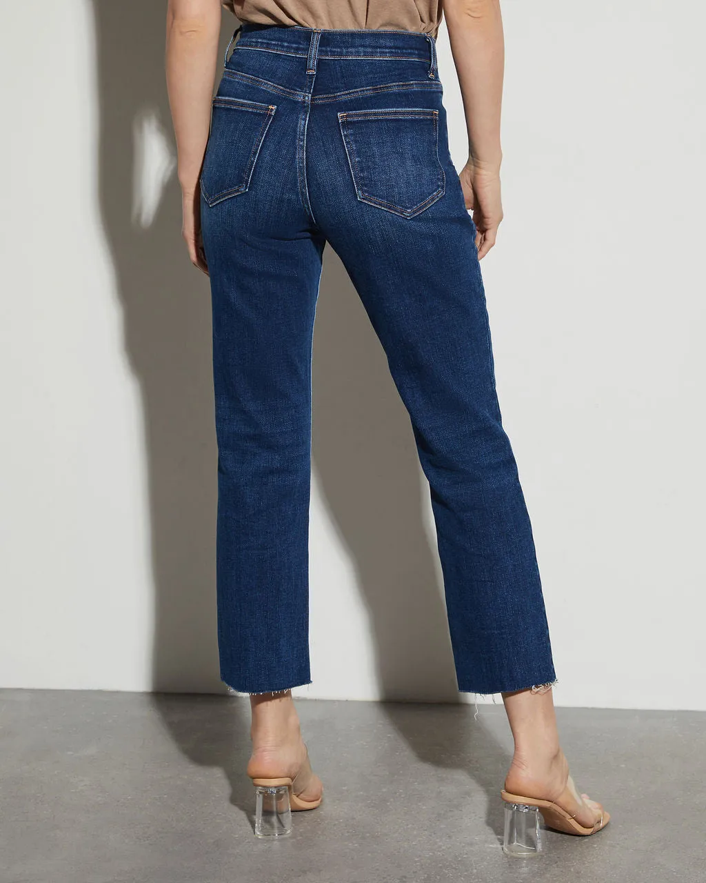 Tristan Two Tone Straight Leg Jeans sold by Vici product image thumbnail 5