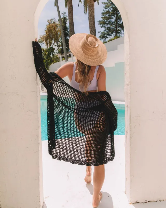 Offline Crochet Knit Tie Cardigan sold by Vici