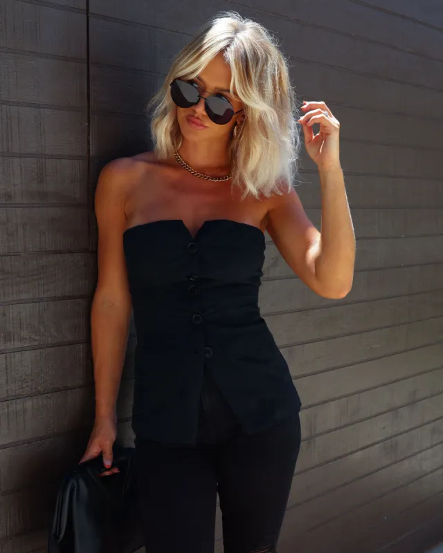 Arnaud Button Front Corset Top sold by Vici