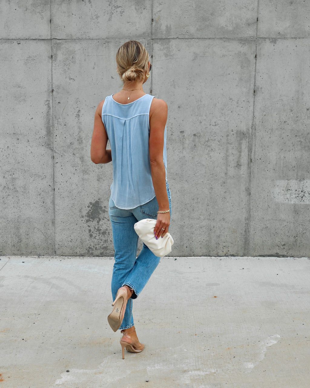 Juno Chambray Top sold by Vici product image thumbnail 3