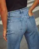 Ashland Stretch Super High Rise Straight Jeans sold by Vici