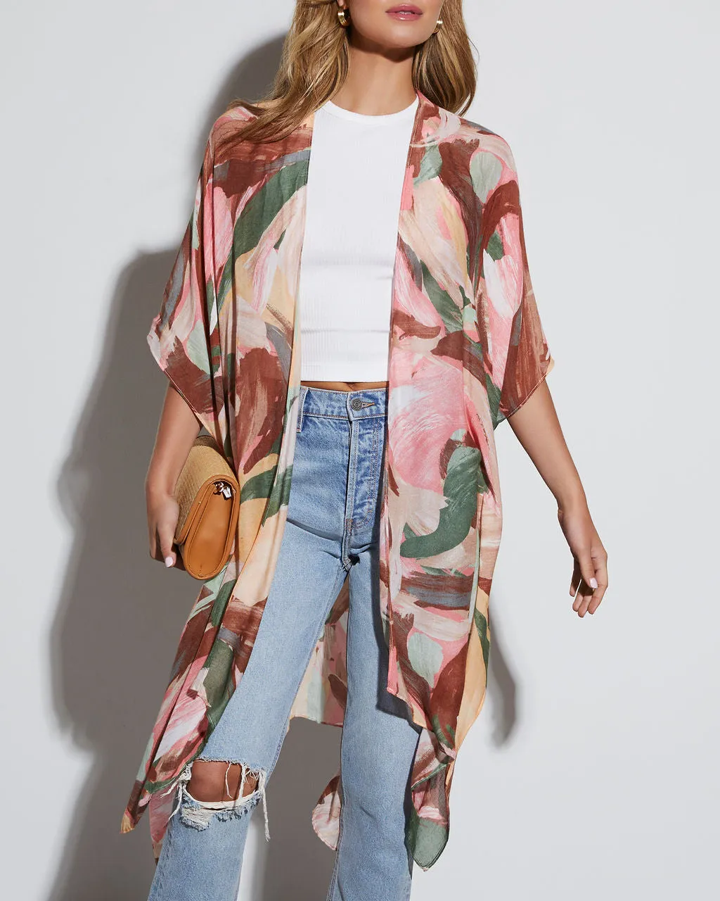Del Rey Printed Open Front Kimono sold by Vici product image thumbnail 3