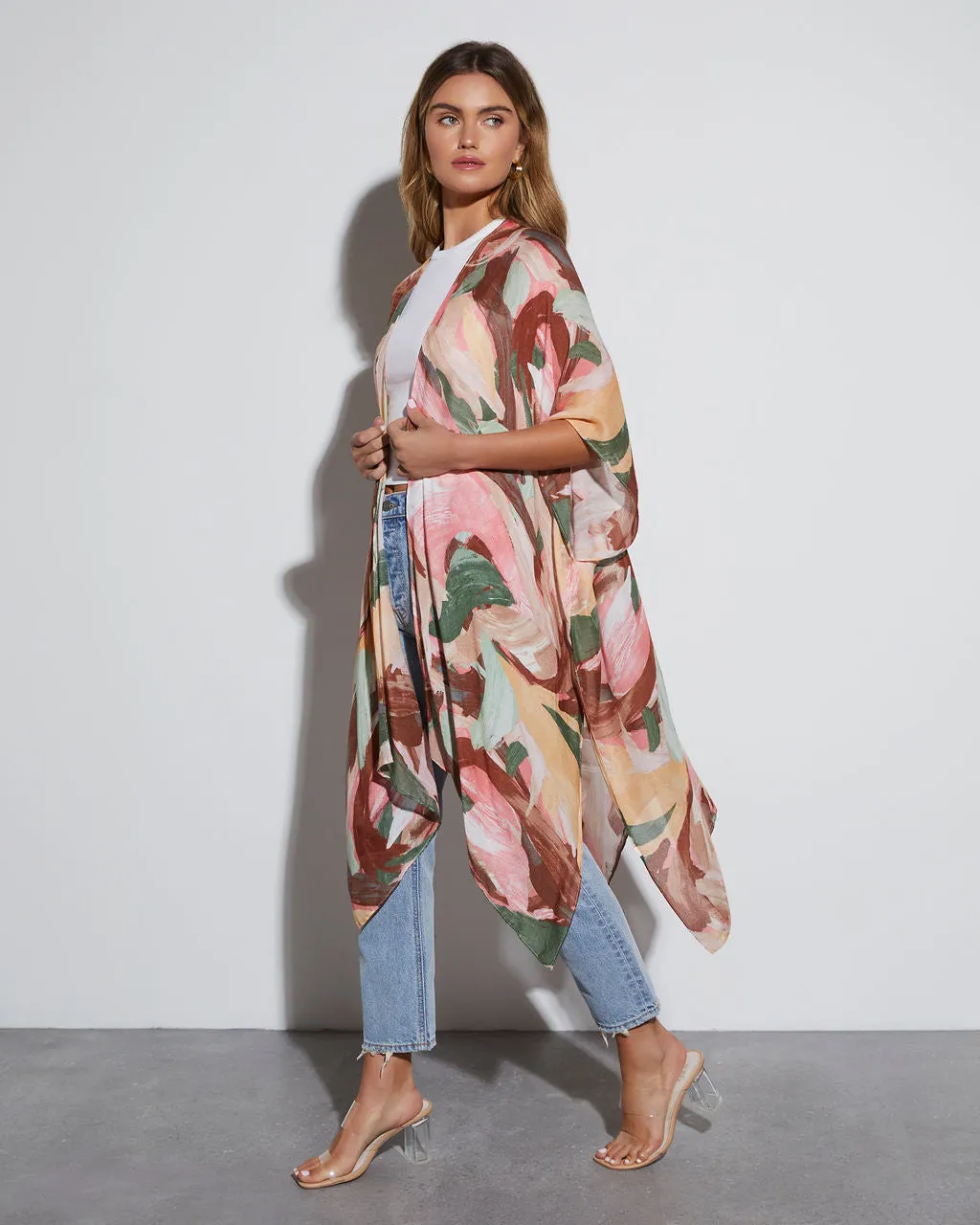 Del Rey Printed Open Front Kimono sold by Vici product image thumbnail 2