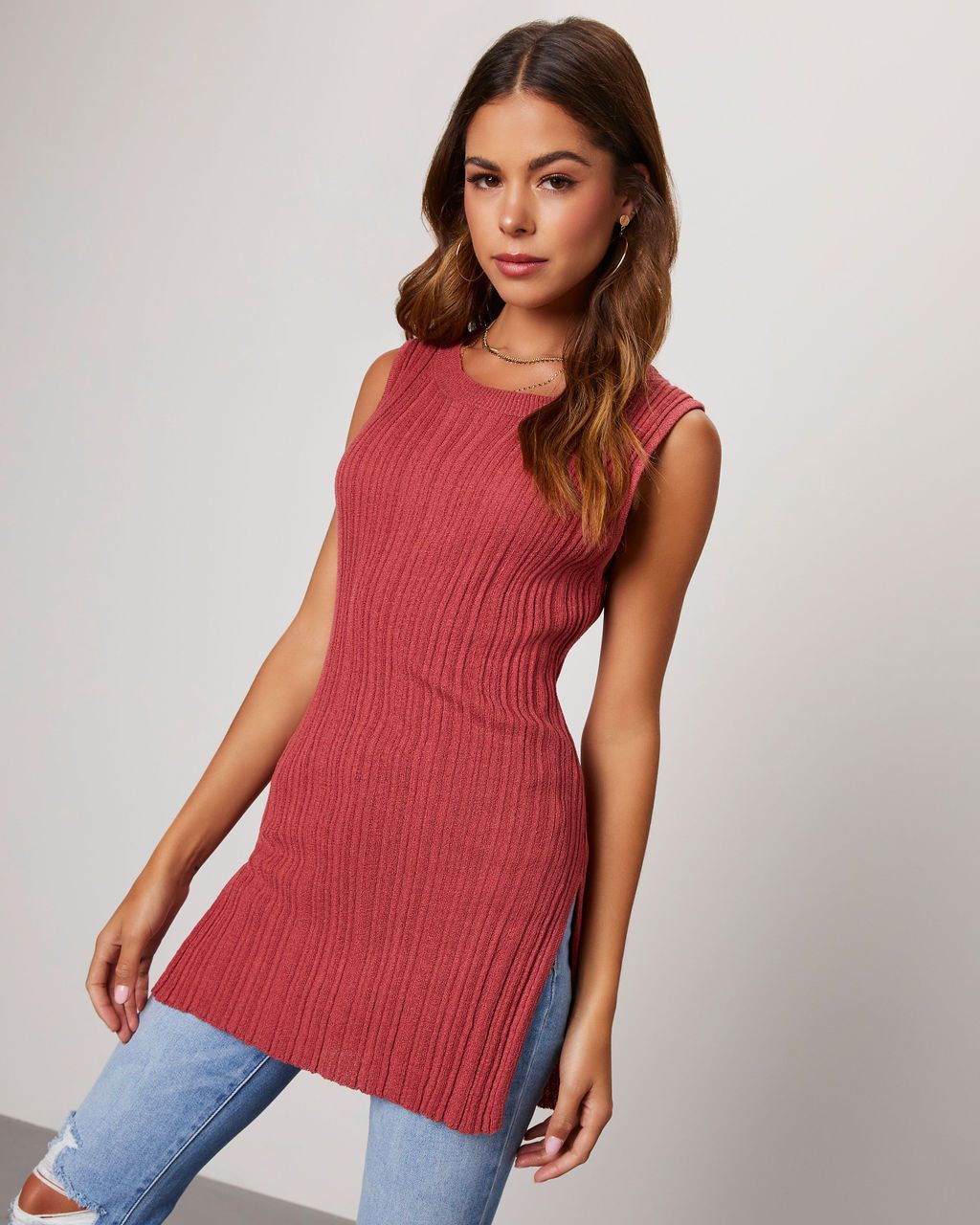Gilda Sleeveless Top - Mauve - FINAL SALE sold by Vici product image thumbnail 6