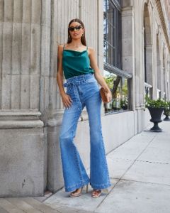 Rachel Leigh Cowl Neck Bodysuit - Hunter Green - SALE sold by Vici