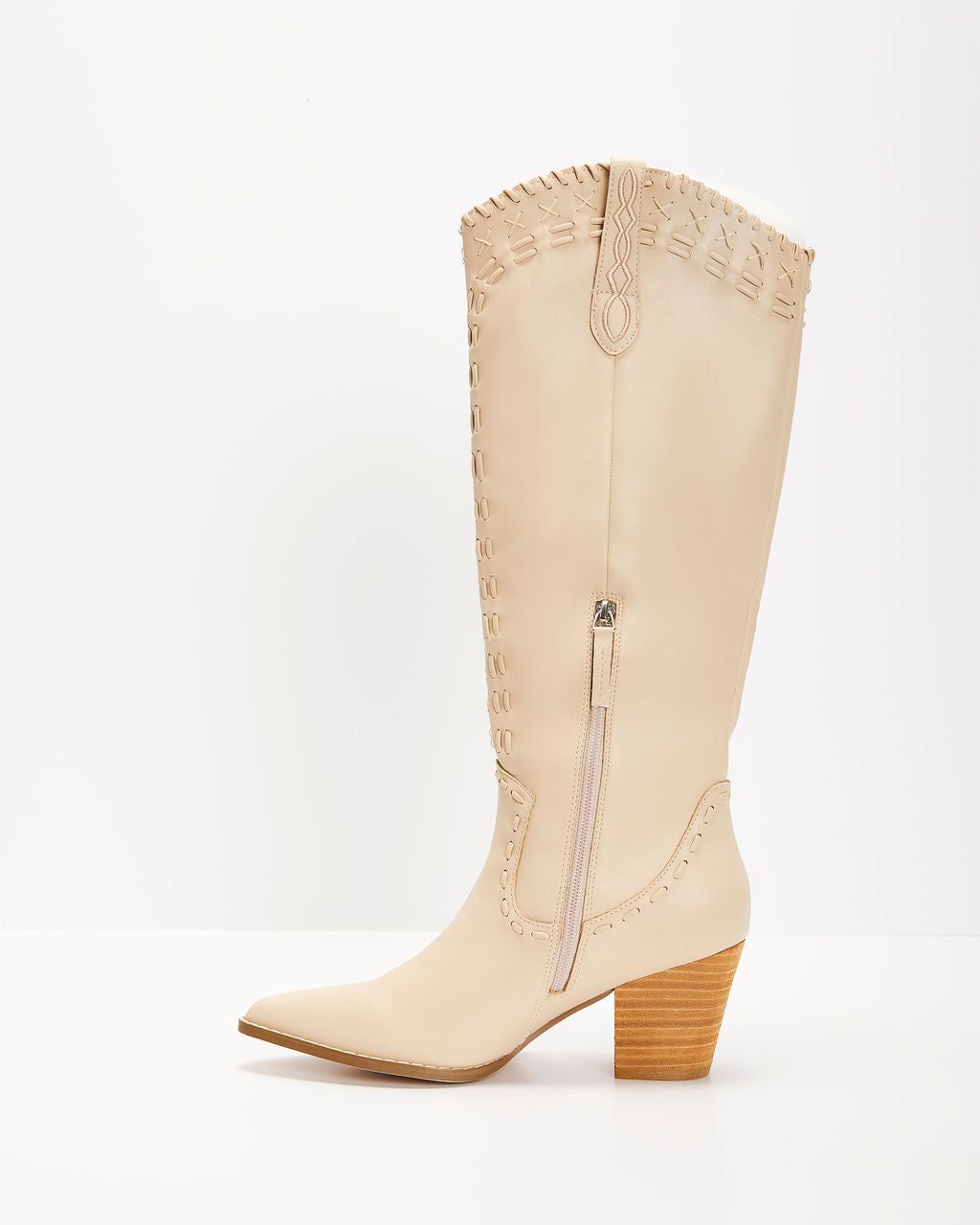 Ferris Heeled Boots - Beige sold by Vici product image thumbnail 4