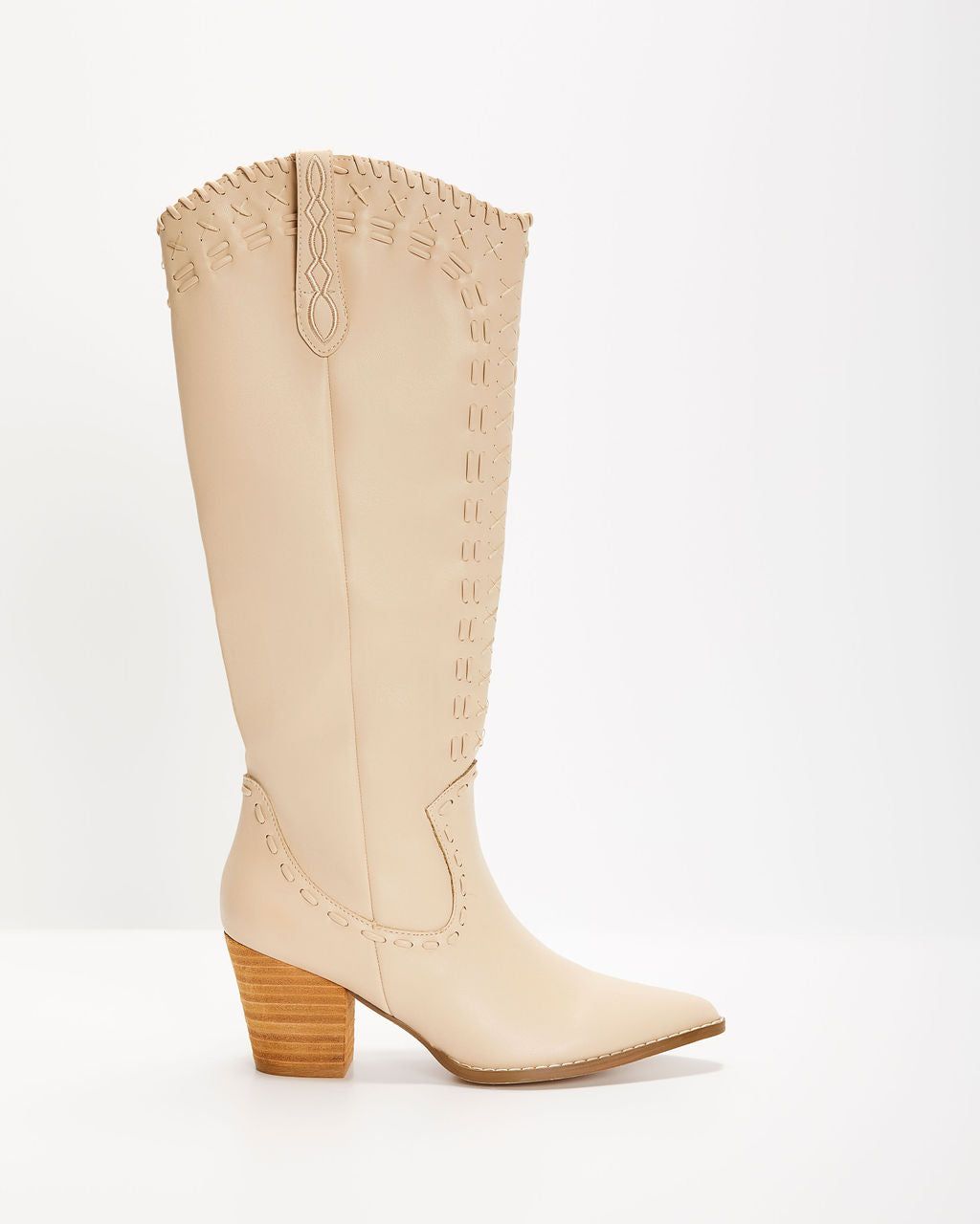 Ferris Heeled Boots - Beige sold by Vici product image thumbnail 2