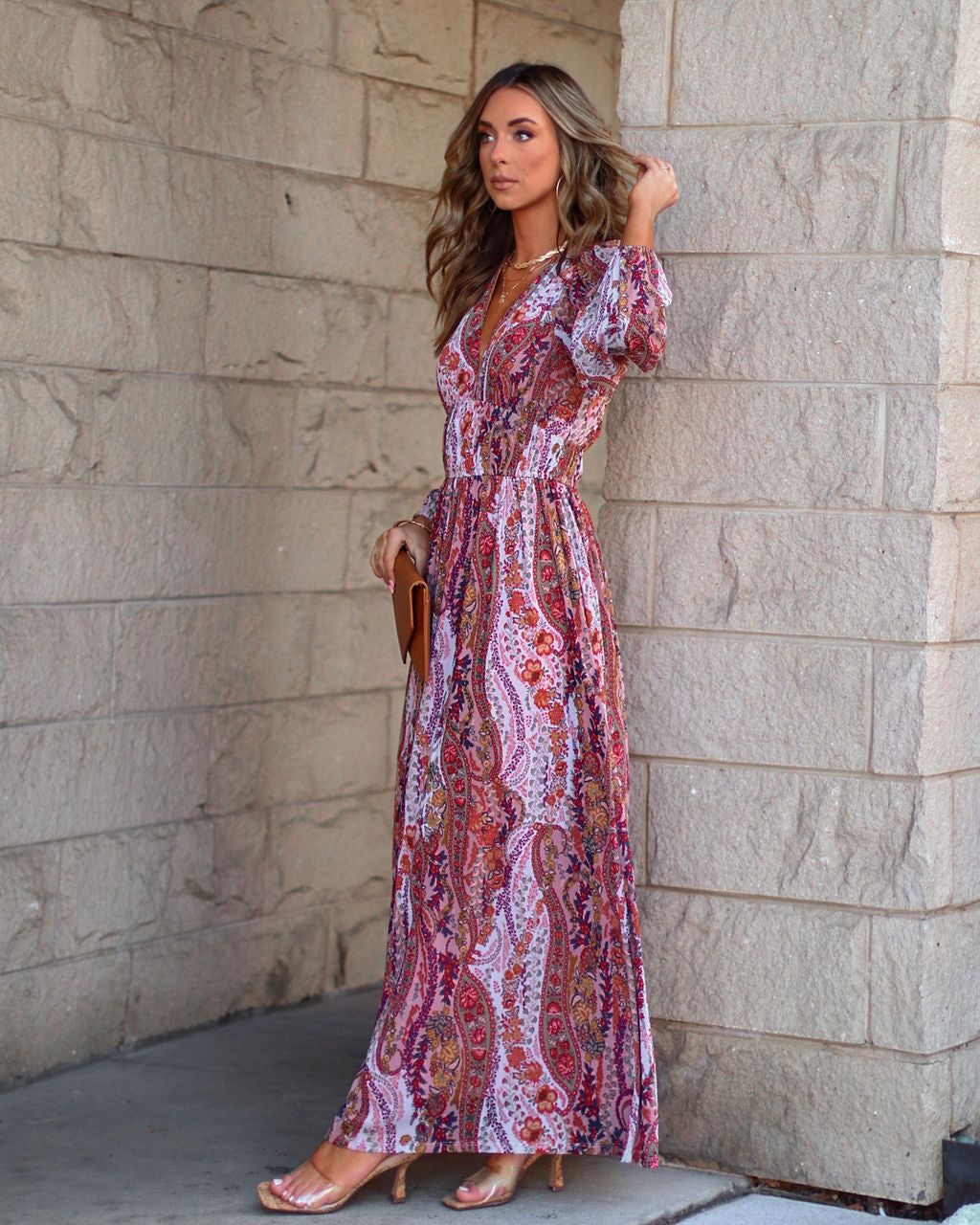 Midnight Sol Floral Maxi Dress - FINAL SALE sold by Vici product image thumbnail 5