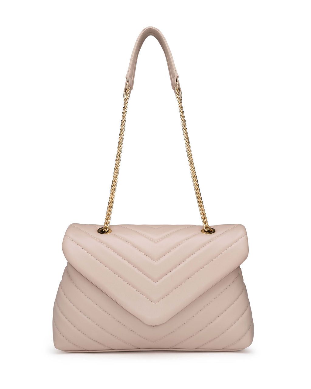 Kaisley Quilted Crossbody Shoulder Bag - Natural sold by Vici product image thumbnail 3