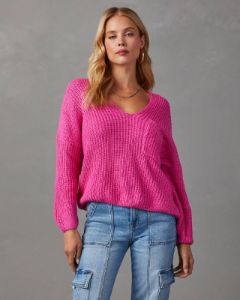 Winnie Chunky Knit Pullover Sweater sold by Vici
