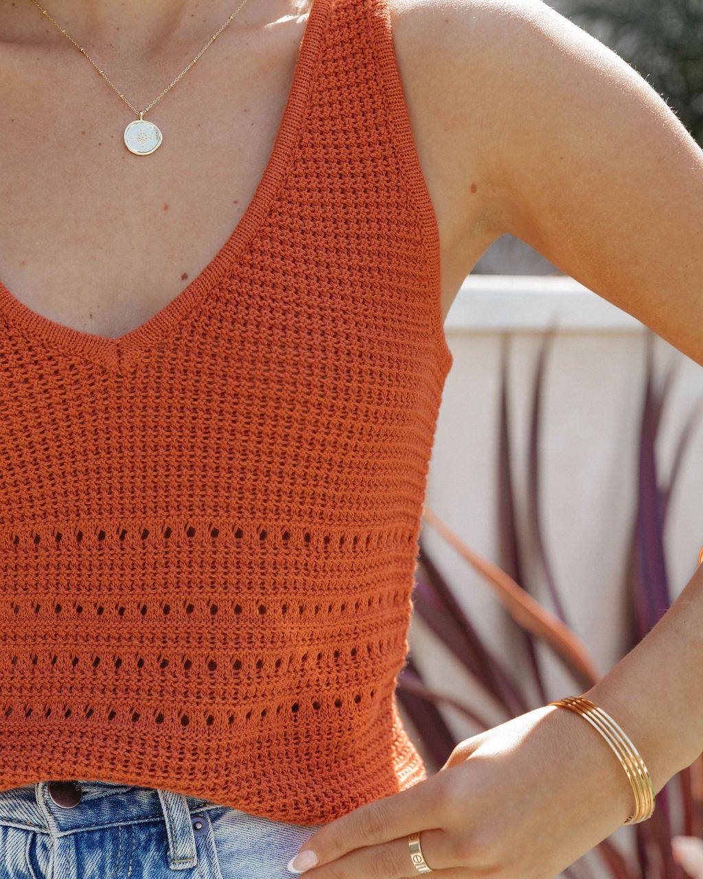 Dalida Sleeveless Knit Top sold by Vici product image thumbnail 4