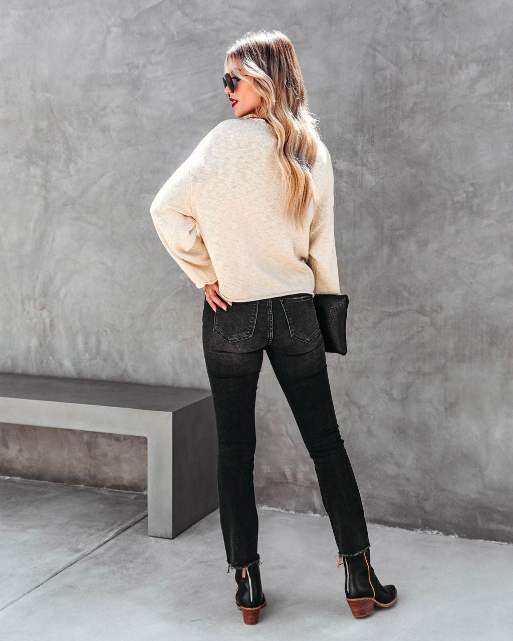 Happy One Smiley Face Knit Pullover Sweater sold by Vici product image thumbnail 4