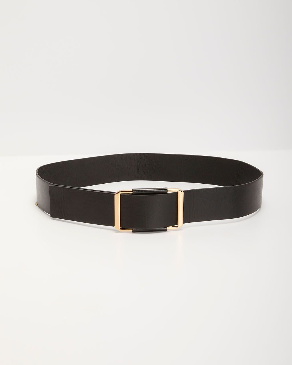 Liori Faux Leather Large Buckle Belt - Black sold by Vici product image thumbnail 2
