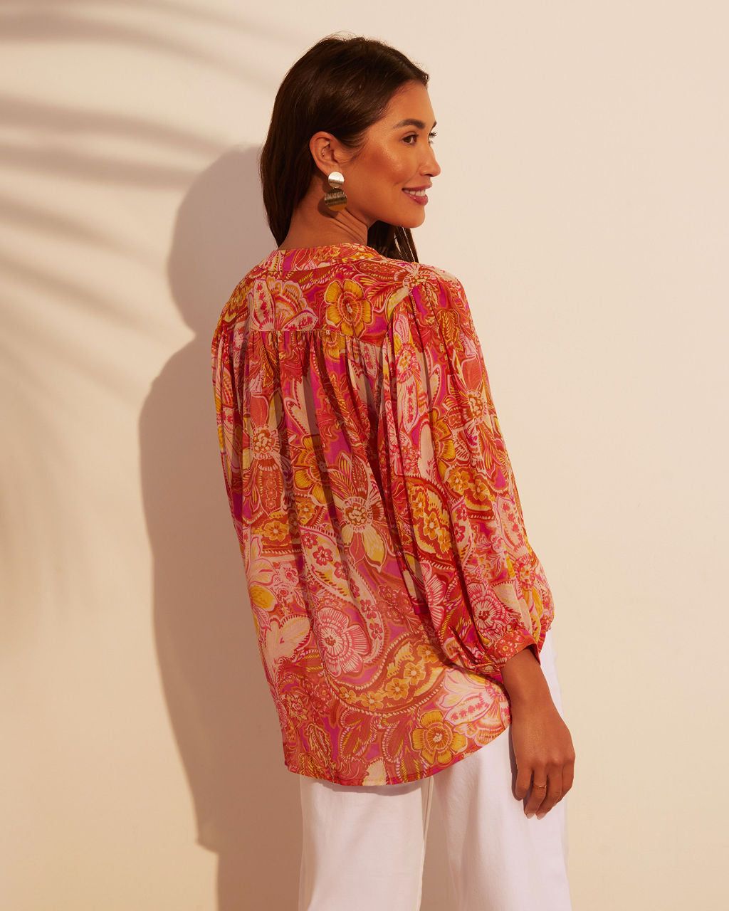 Maggie Floral Long Sleeve Blouse sold by Vici product image thumbnail 5