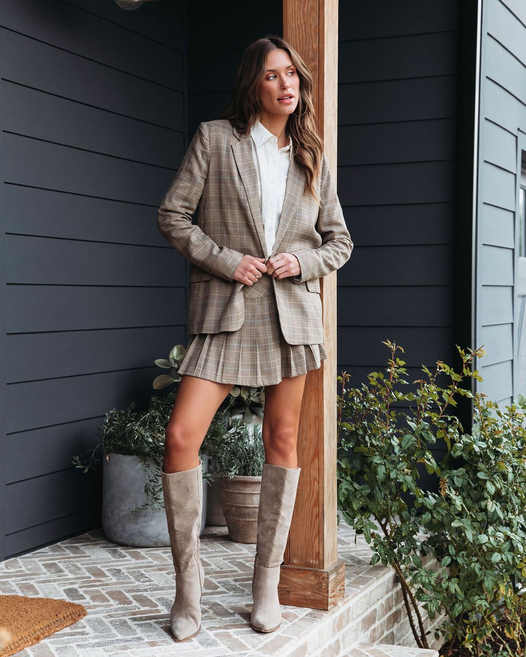 Whatever Queen Plaid Skort - FINAL SALE sold by Vici product image thumbnail 5