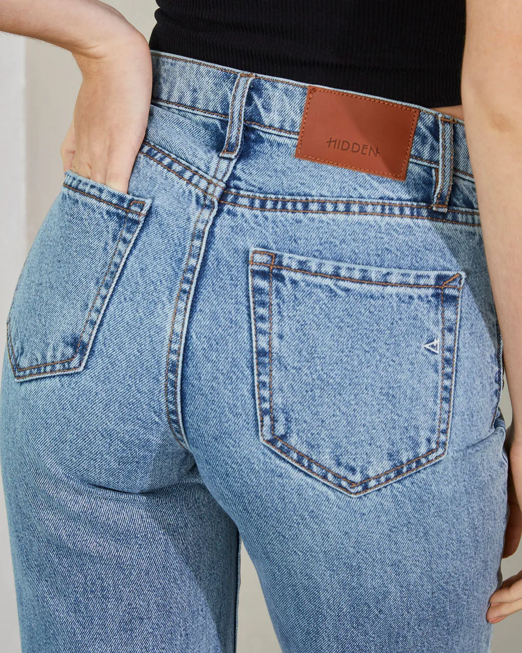 Woolridge High Rise Straight Leg Jeans sold by Vici product image thumbnail 2