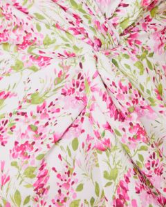 Lovey Dovey Satin Strapless Floral Midi Dress - Pink/Multi - FINAL SALE sold by Vici