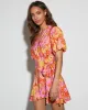 Sienna Floral Wrap Mini Dress sold by Vici
