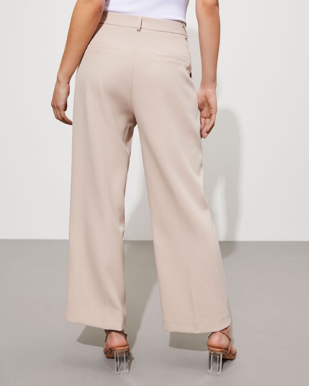 Tavian Pleated Wide Leg Trousers sold by Vici product image thumbnail 2
