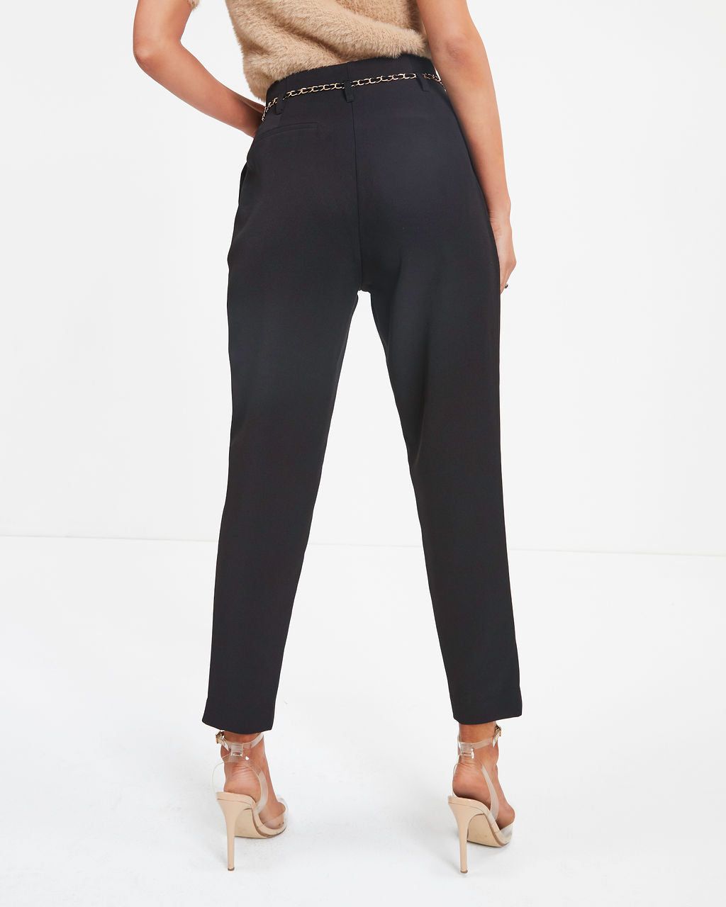 Classic Business Pocketed Chain Belt Trousers sold by Vici product image thumbnail 5