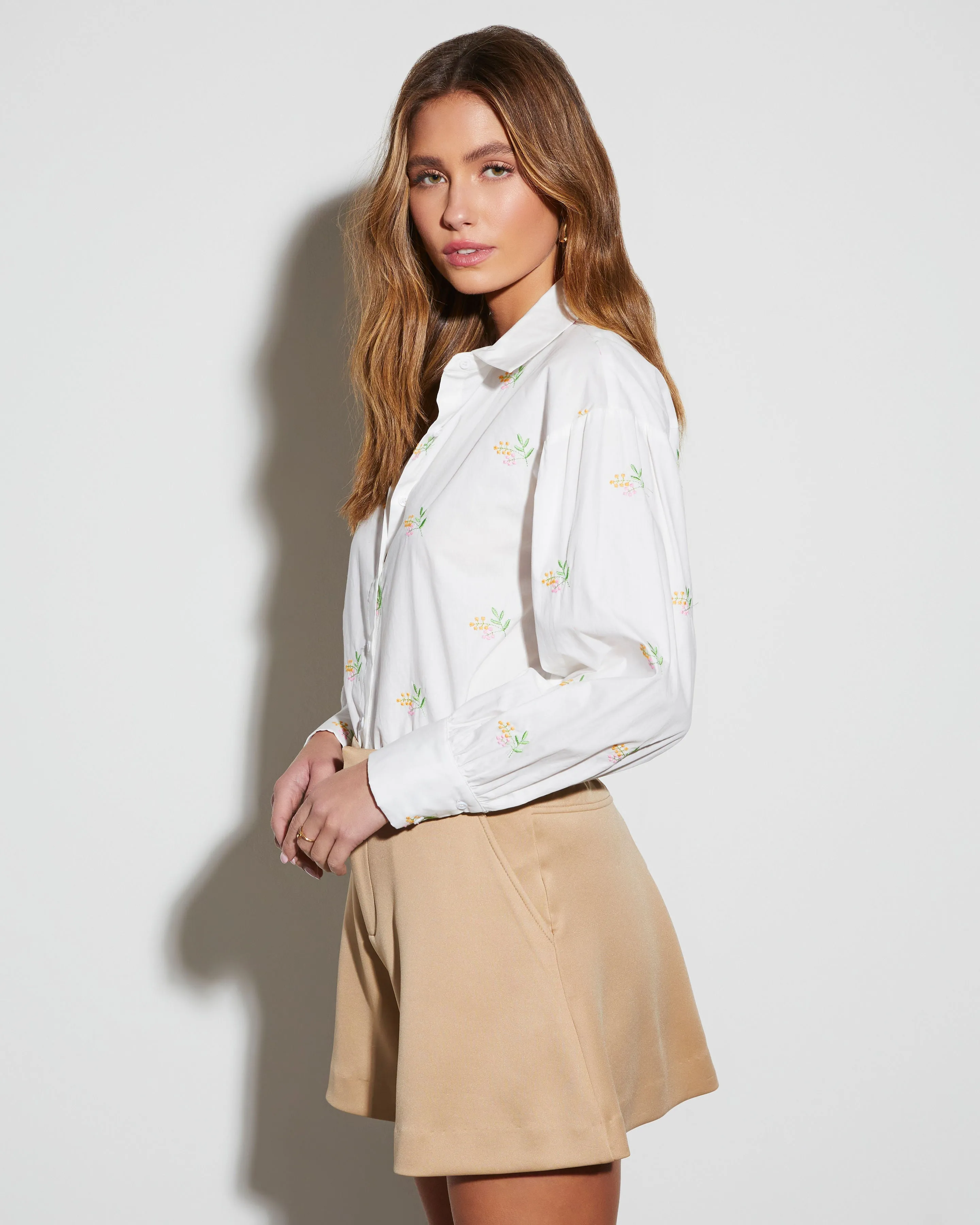 Kellie Long Sleeve Button Down Top sold by Vici product image thumbnail 3