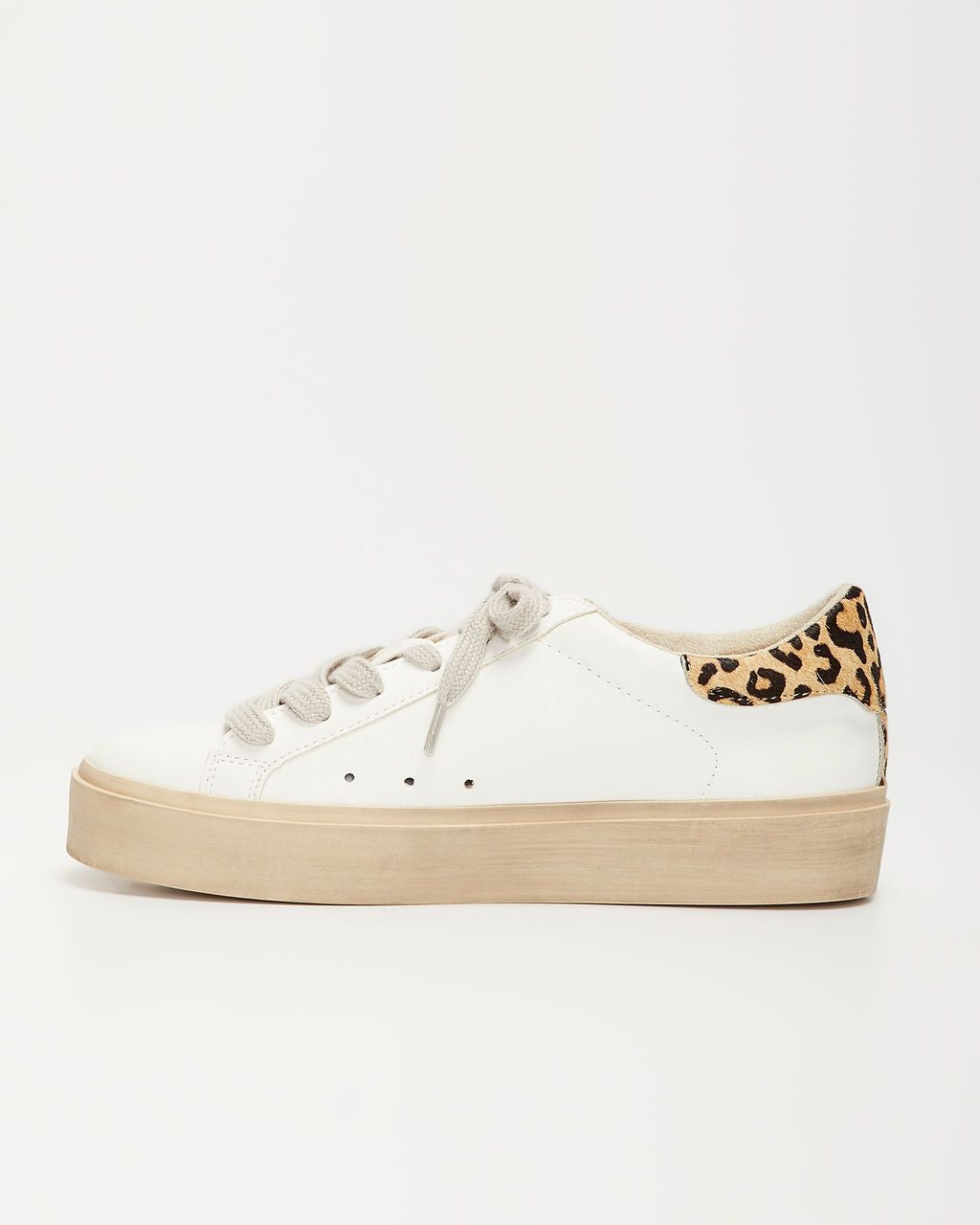 Reba Platform Sneakers - Gold/Leopard - SALE sold by Vici