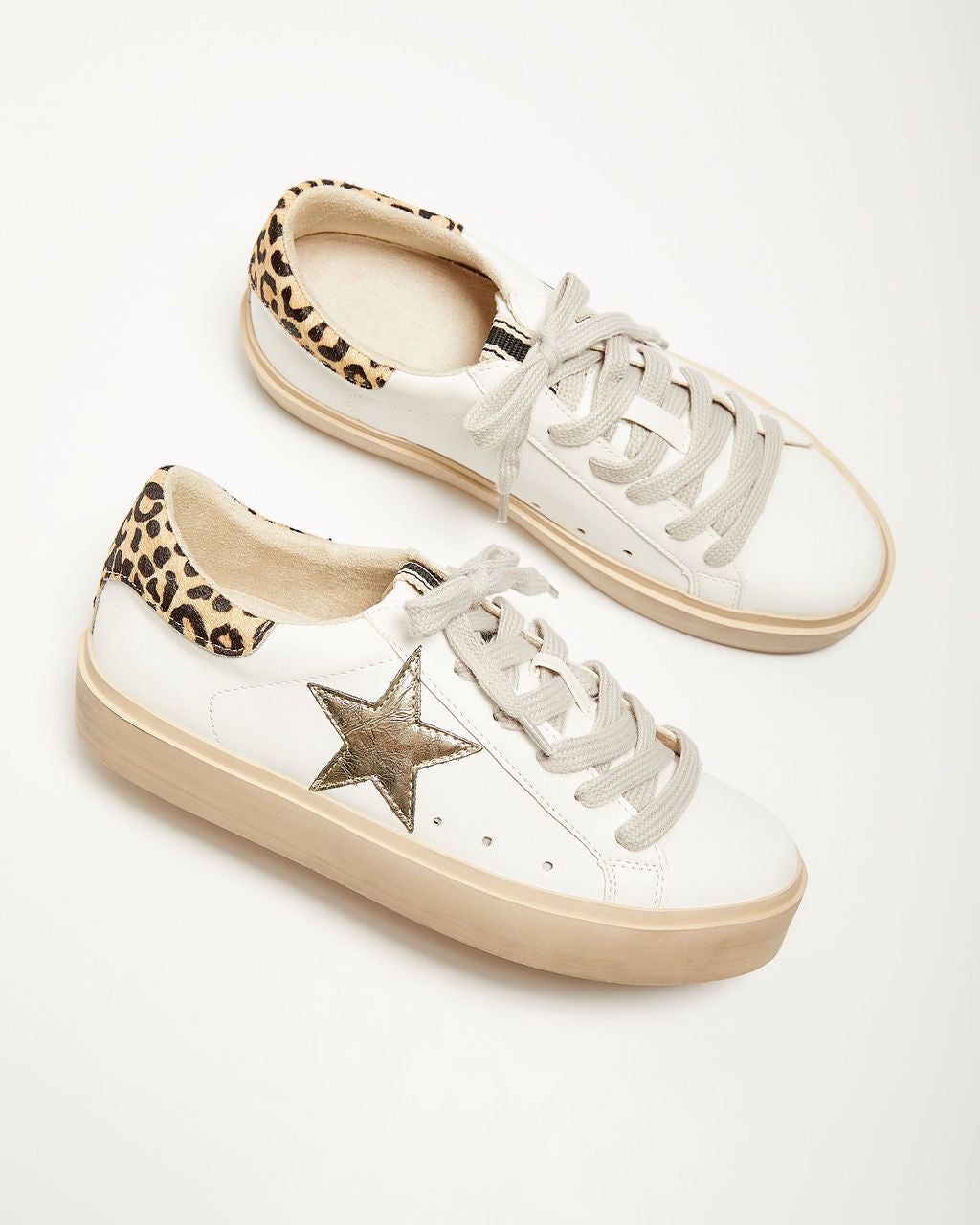 Reba Platform Sneakers - Gold/Leopard - SALE sold by Vici product image thumbnail 6