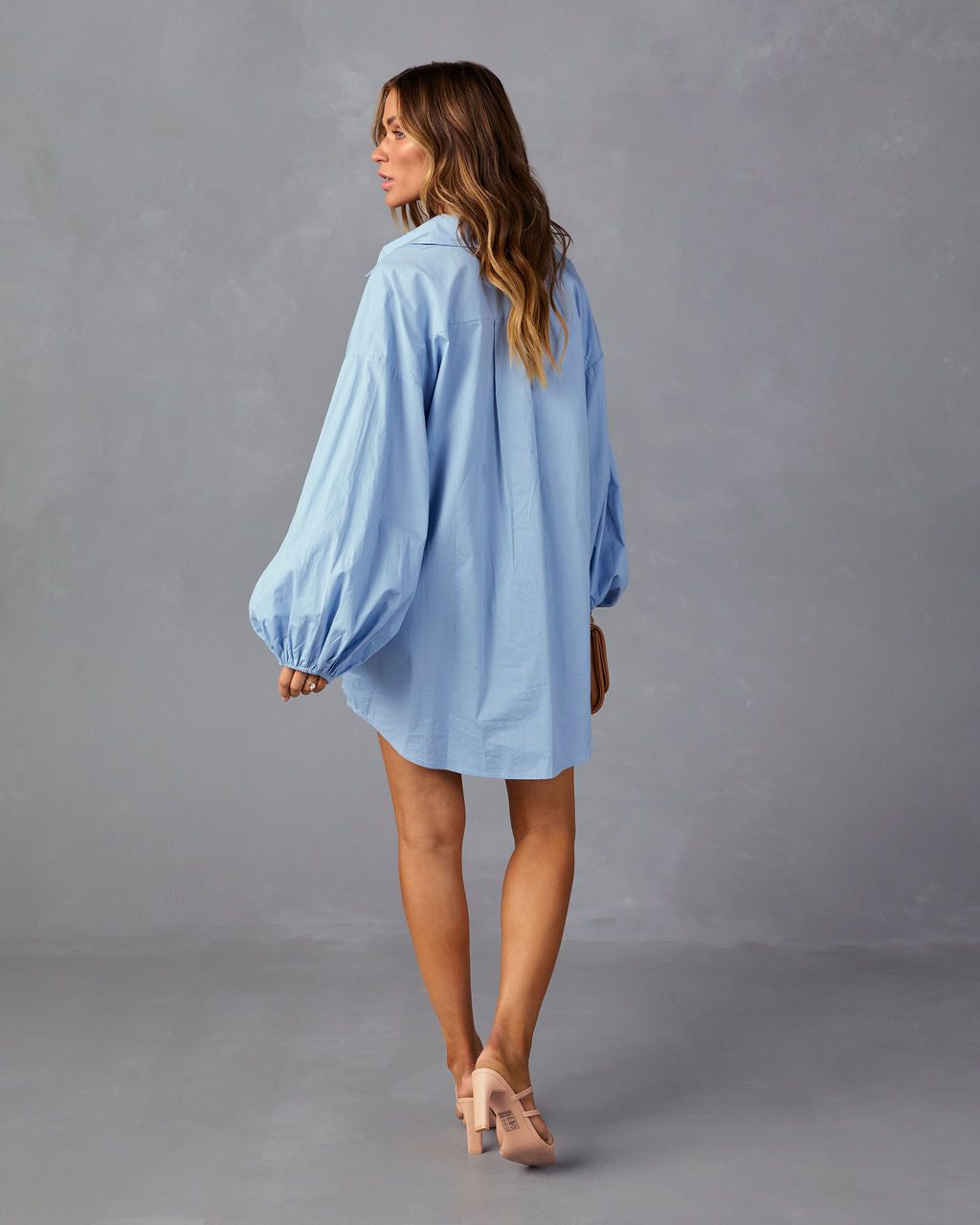 Downshift Collared Mini Dress sold by Vici product image thumbnail 2