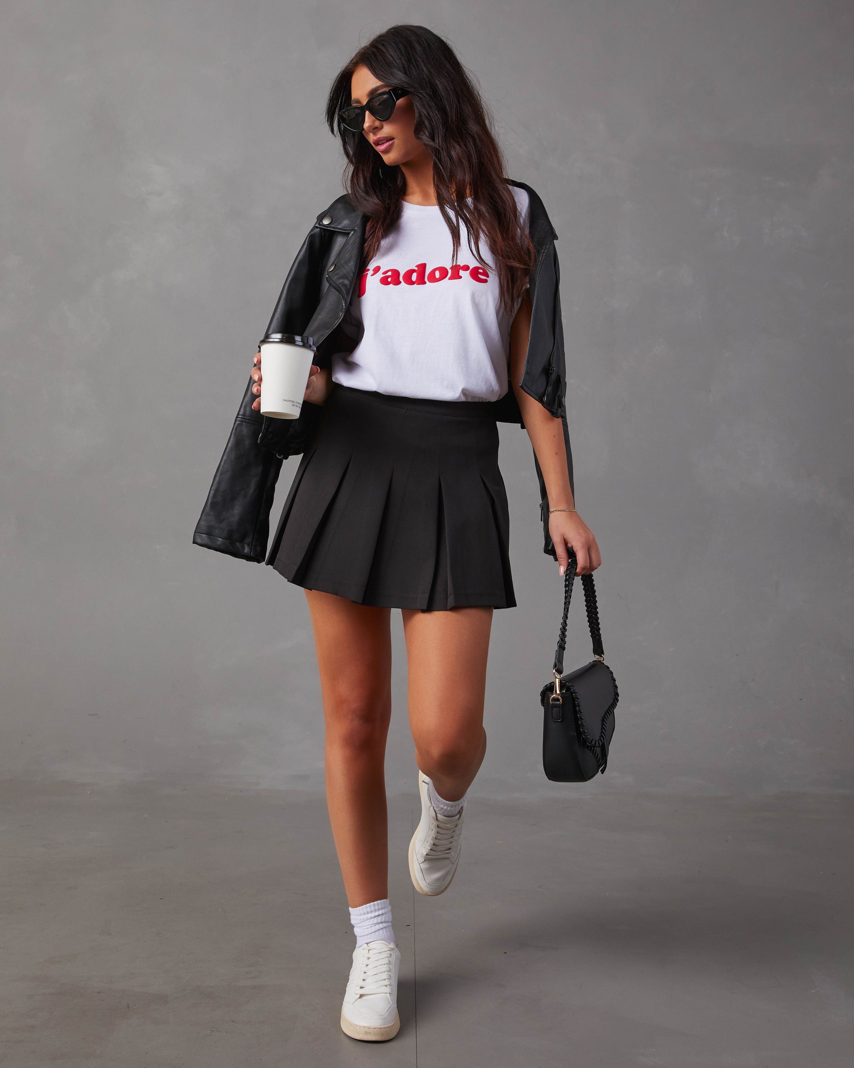 J'Adore Graphic Tee - White sold by Vici