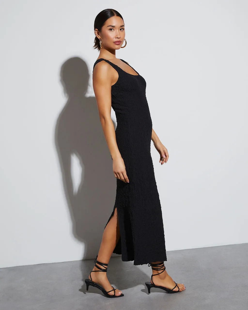 Margie Textured Maxi Dress sold by Vici product image thumbnail 4