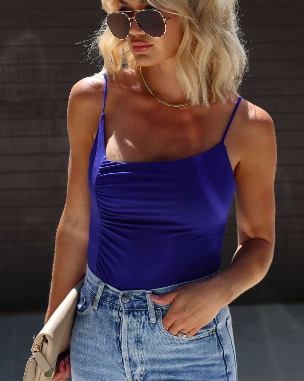 Elysse Ruched Bodysuit sold by Vici product image thumbnail 3