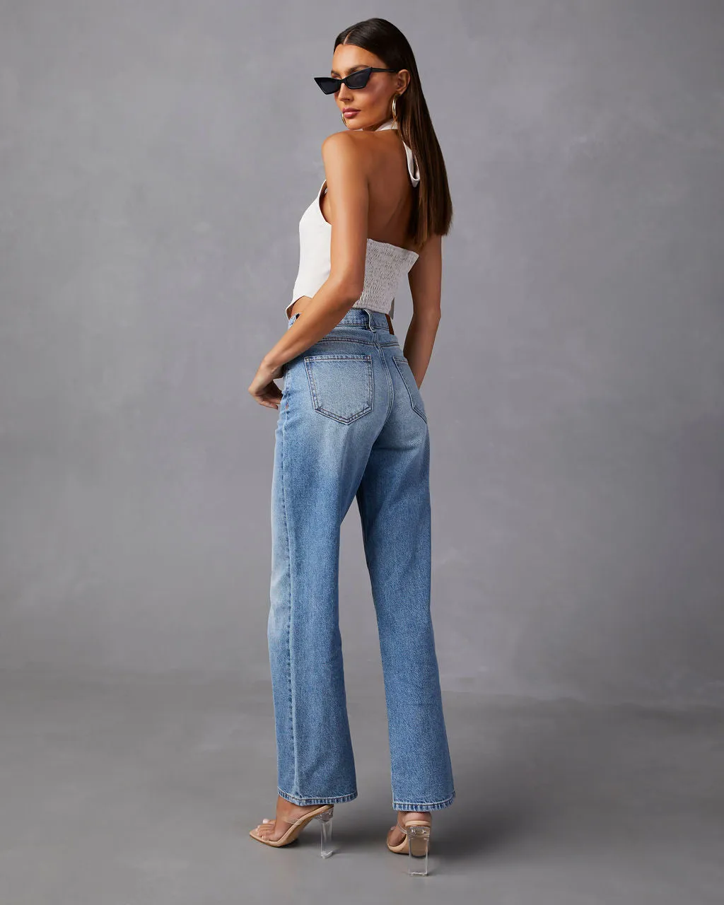 Brandis High Rise Straight Leg Jeans sold by Vici product image thumbnail 5