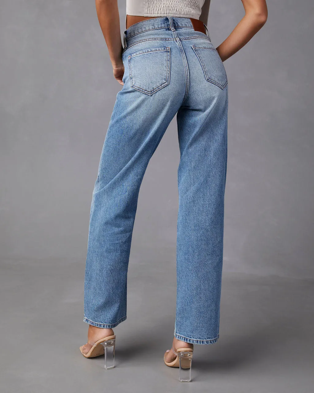 Brandis High Rise Straight Leg Jeans sold by Vici product image thumbnail 2
