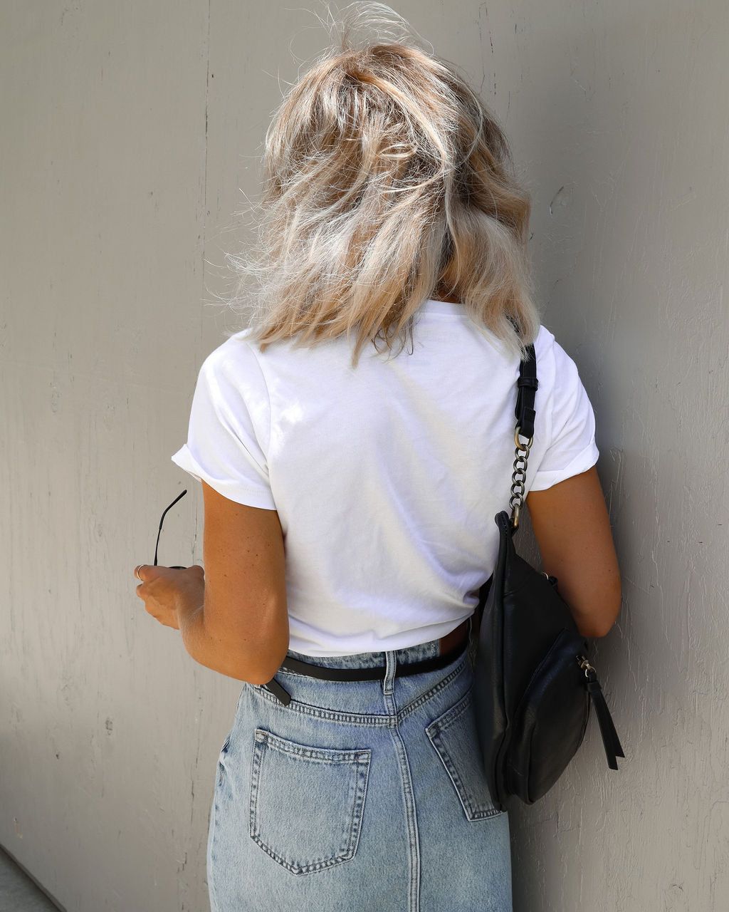 NYC Cotton Graphic Tee - White sold by Vici product image thumbnail 4