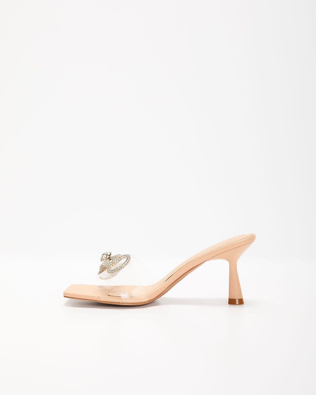 Adair Rhinestone Bow Heels - Clear - SALE sold by Vici product image thumbnail 5