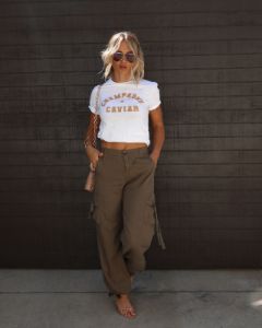 Champagne And Caviar Dreams Cotton T sold by Vici