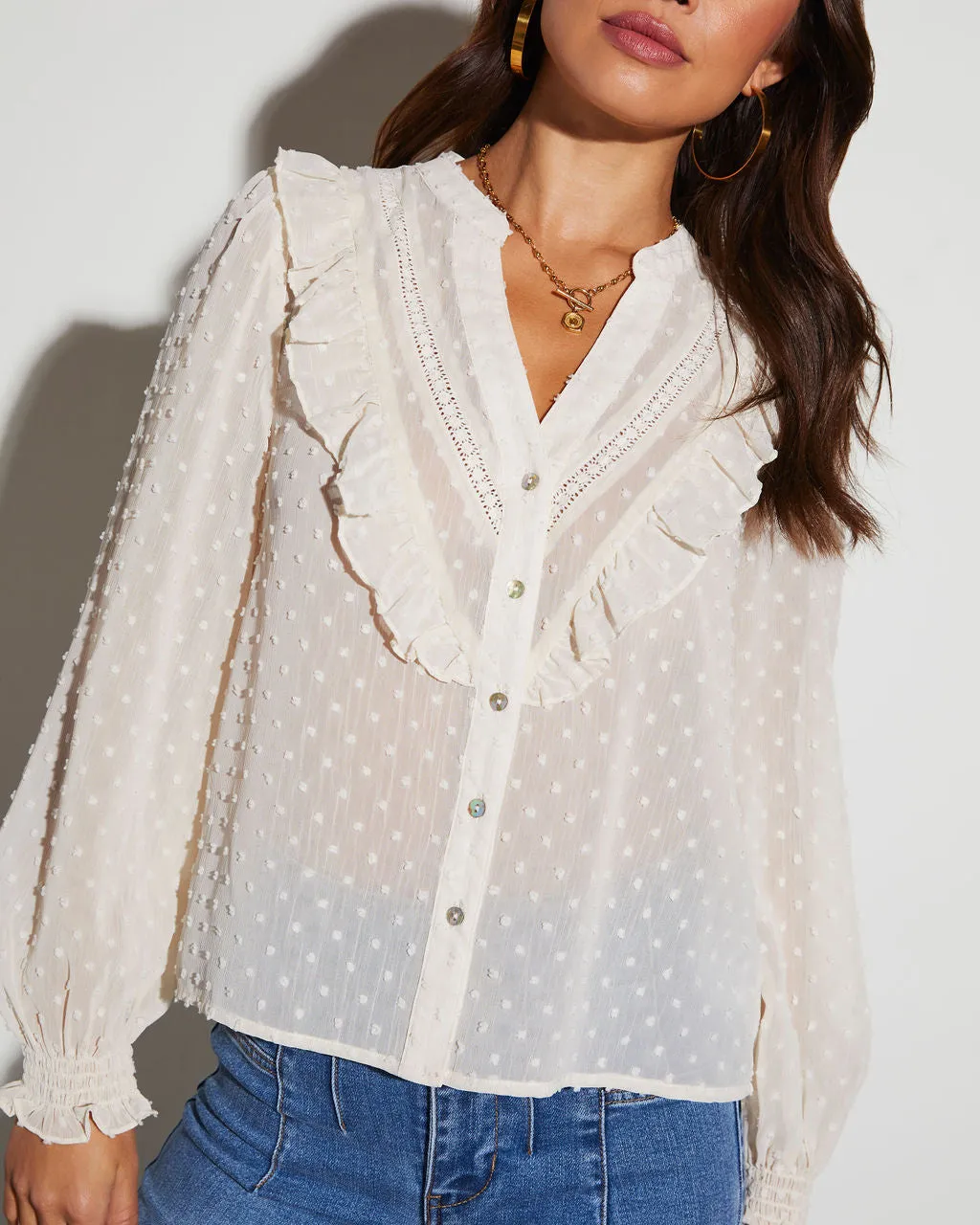 Irene Long Sleeve Blouse sold by Vici product image thumbnail 3