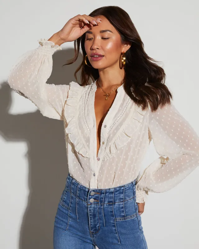 Irene Long Sleeve Blouse sold by Vici
