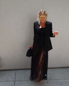 Shelley Lace Midi Skirt sold by Vici