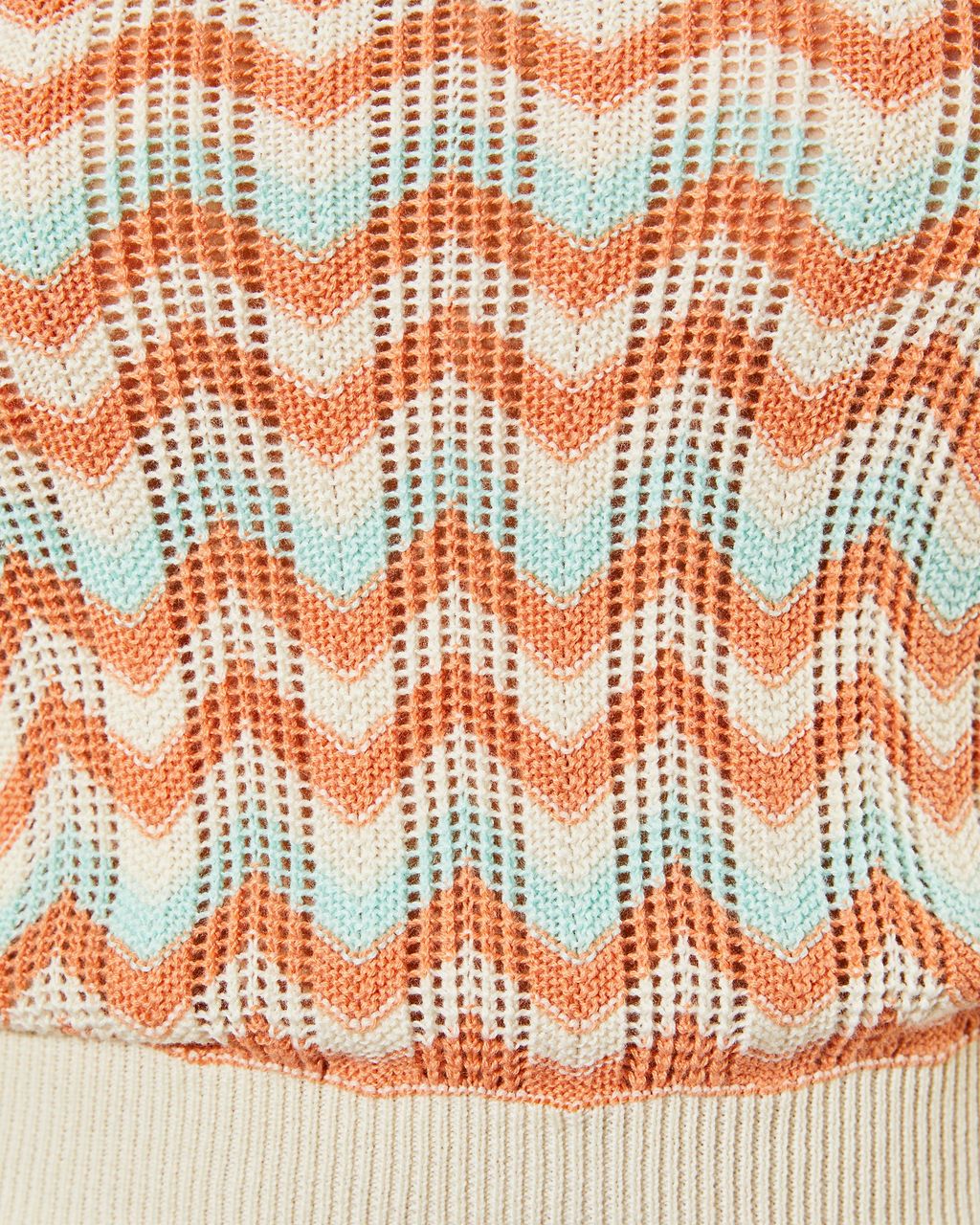 Arnette Crochet Knit Crop Tank - Orange/Multi - FINAL SALE sold by Vici product image thumbnail 3