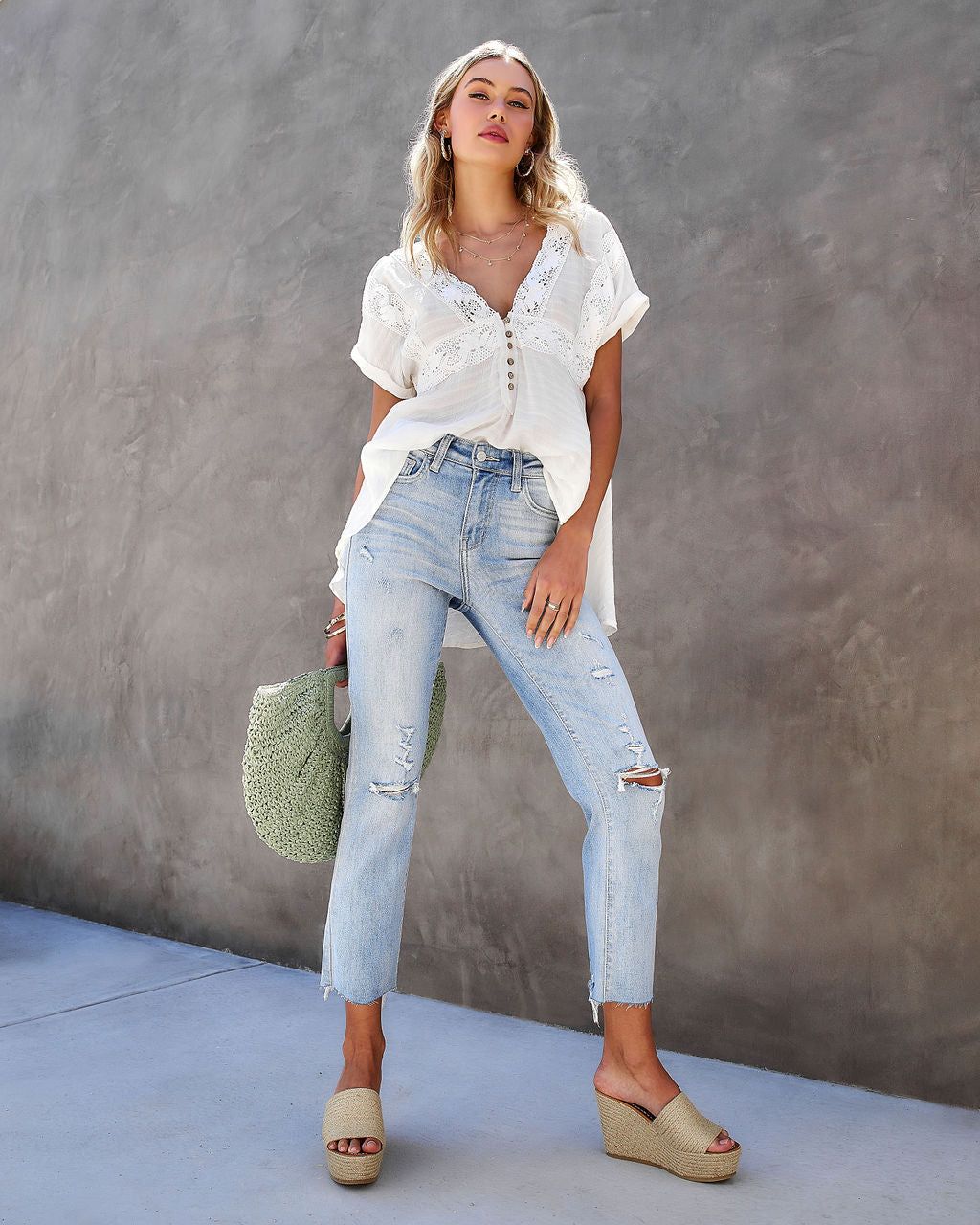 Love Always Lace Top - Cream - FINAL SALE sold by Vici product image thumbnail 7