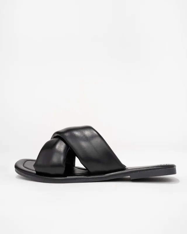 Castello Criss Cross Sandals - Black - FINAL SALE sold by Vici