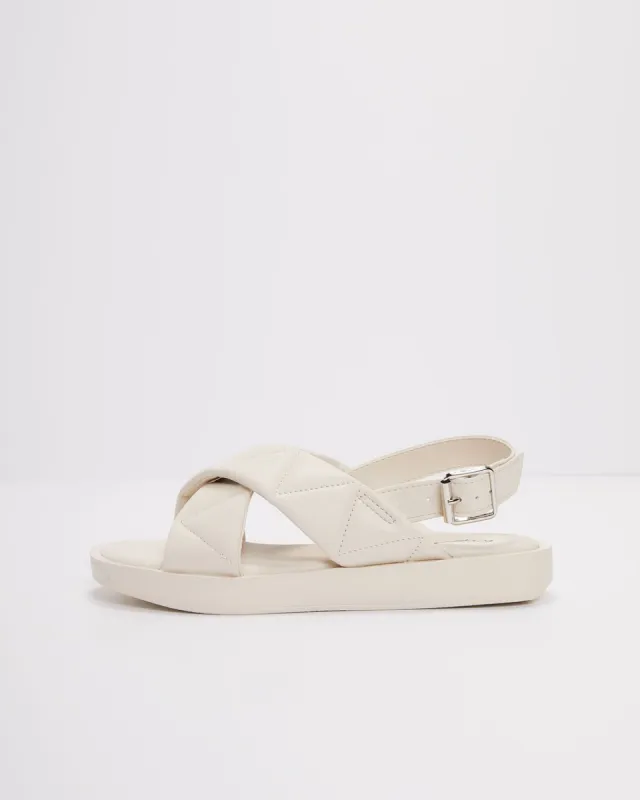 Quincy Quilted Ankle Strap Sandal sold by Vici