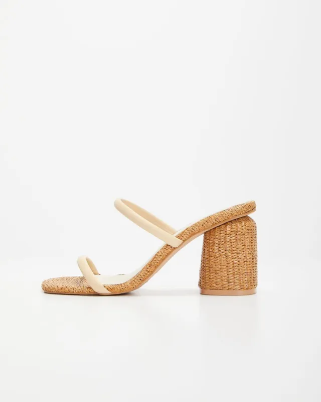 Margaret Woven Heeled Sandal sold by Vici
