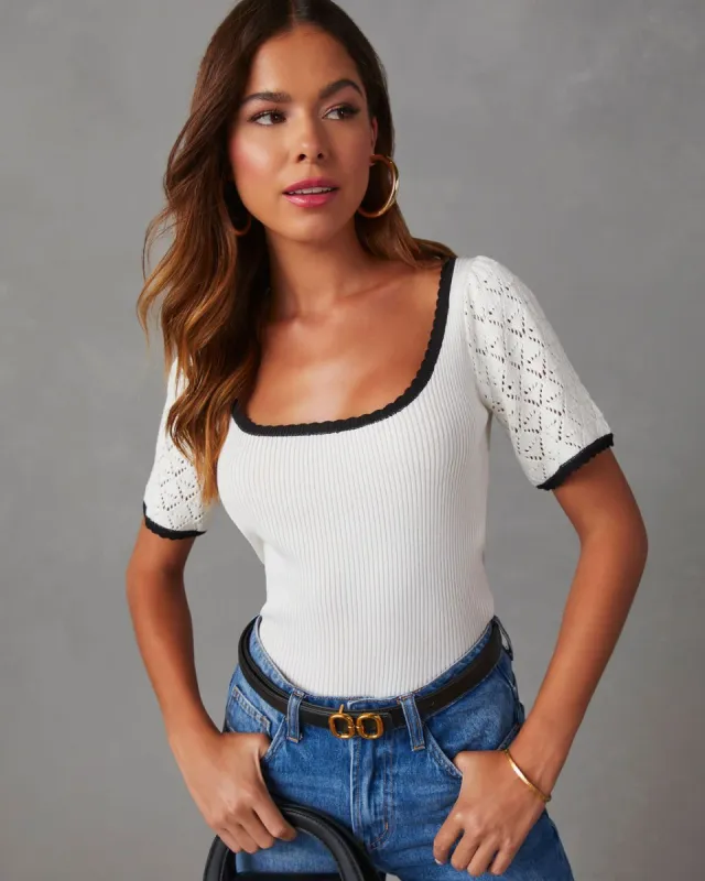 Palomina Sweater Knit Top sold by Vici