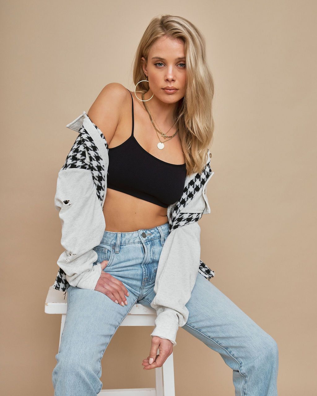 Manhattan Ribbed Brami - Black - FINAL SALE sold by Vici product image thumbnail 4